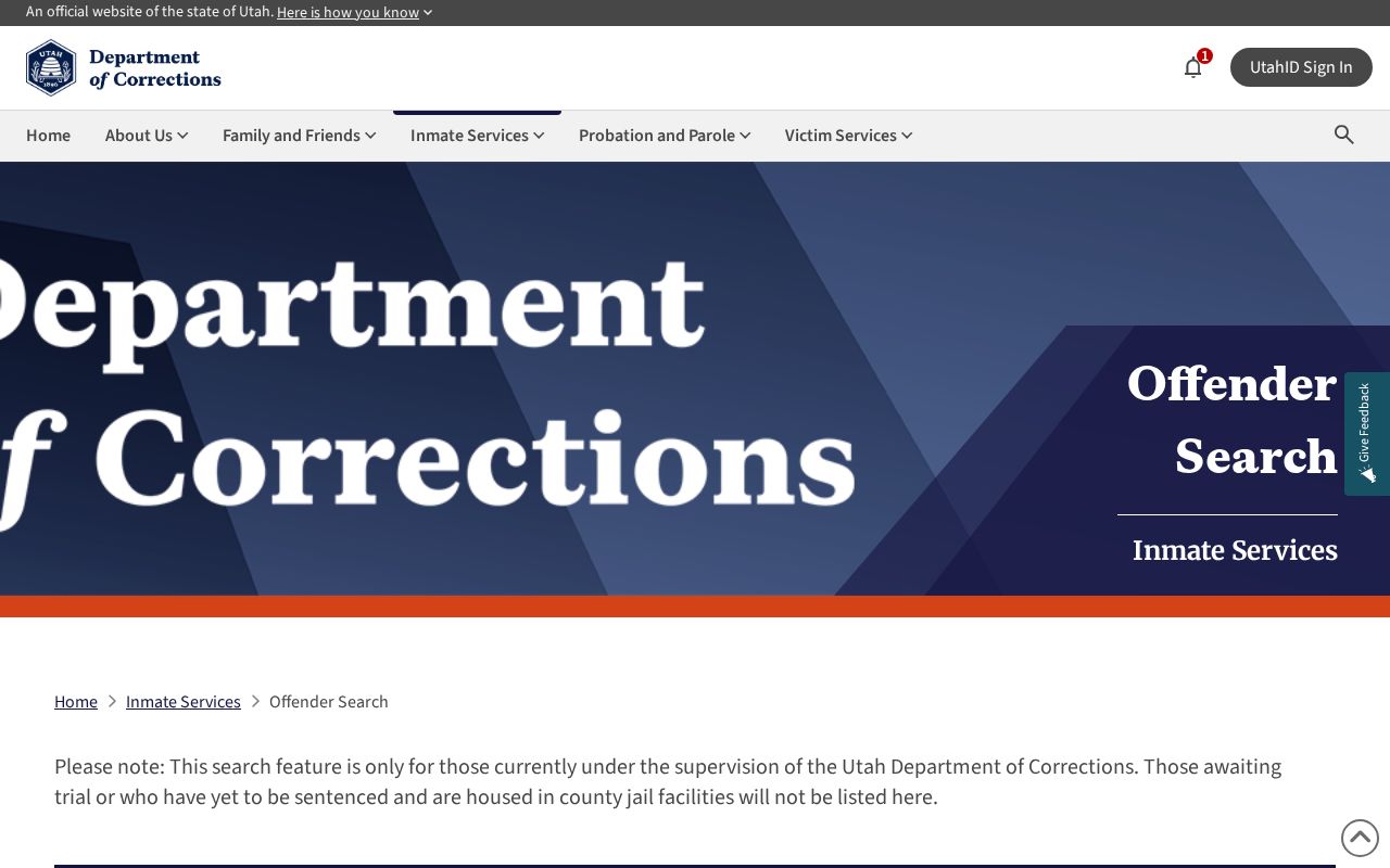 UDC offender search for Wayne County released inmates